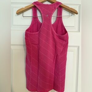 Lululemon swiftly tank, pink, size 6